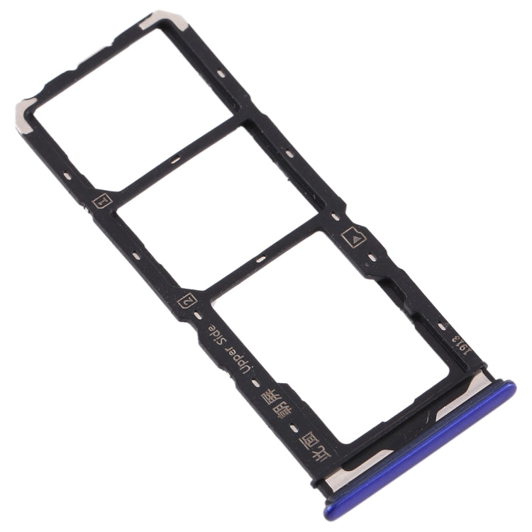 For Vivo  Y7s SIM Card Tray + SIM Card Tray + Micro SD Card Tray, For Vivo Y7s