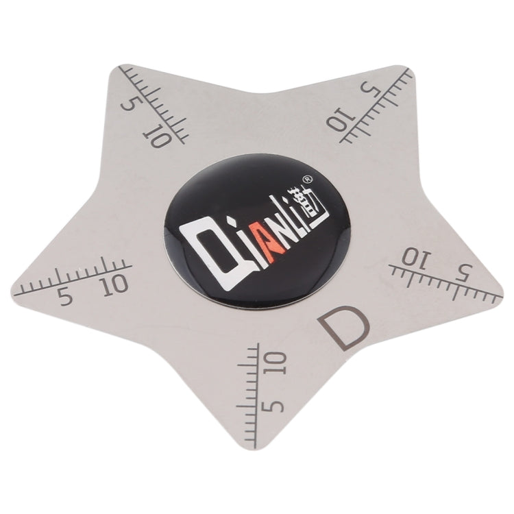 Qianli Pentagram Shape Pry Opening Tool With Scales, Pentagram