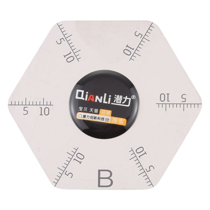 Qianli Hexagram Shape Pry Opening Tool With Scales, Hexagram