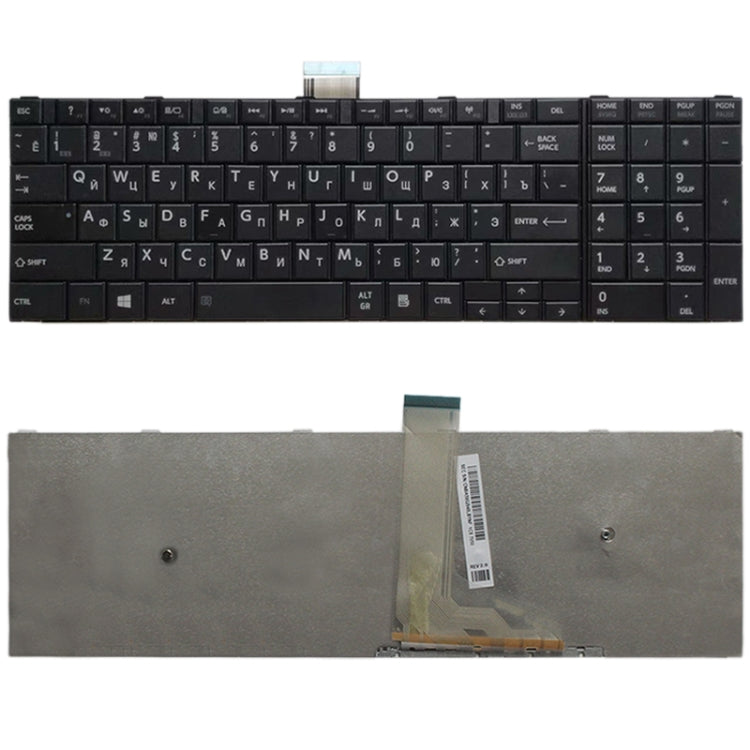 RU Version Keyboard for Toshiba Satellite C50-A C50-A506 C50D-A C55T-A C55-A C55D-A, For Toshiba Satellite C50-A (RU) (Black), For Toshiba Satellite C50-A (RU)(White)