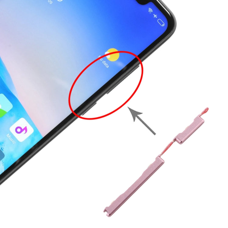 Side Keys for Xiaomi Redmi Note 6 Pro, For Redmi Note 6 Pro