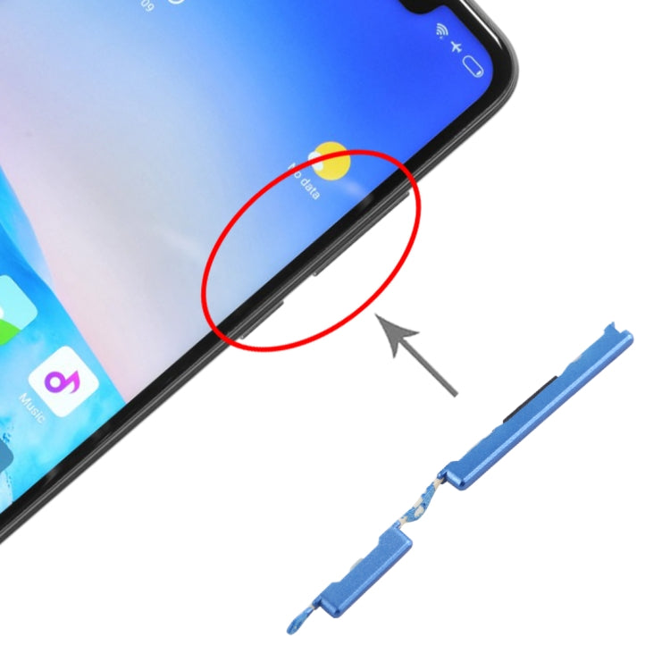 Side Keys for Xiaomi Redmi Note 6 Pro, For Redmi Note 6 Pro