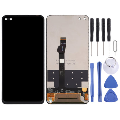 Ecrã LCD e conjunto completo do digitalizador para Huawei Nova 6 / WLZ-AL10 / WLZ-TL10, para Huawei Nova 6
