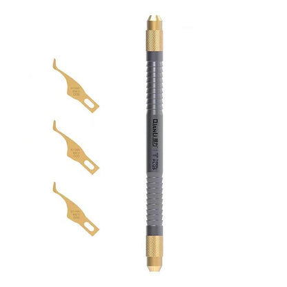 QIANLI 008 Multifunctioal CPU IC Glue Remover Knife Thin Blade Motherboard BGA Chip Glue Cleaning Knife, QIANLI 008