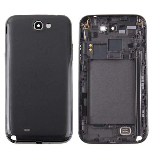 For Galaxy Note II / N7100 Middle Frame Bezel + Battery Back Cover, For Samsung Galaxy Note II / N7100