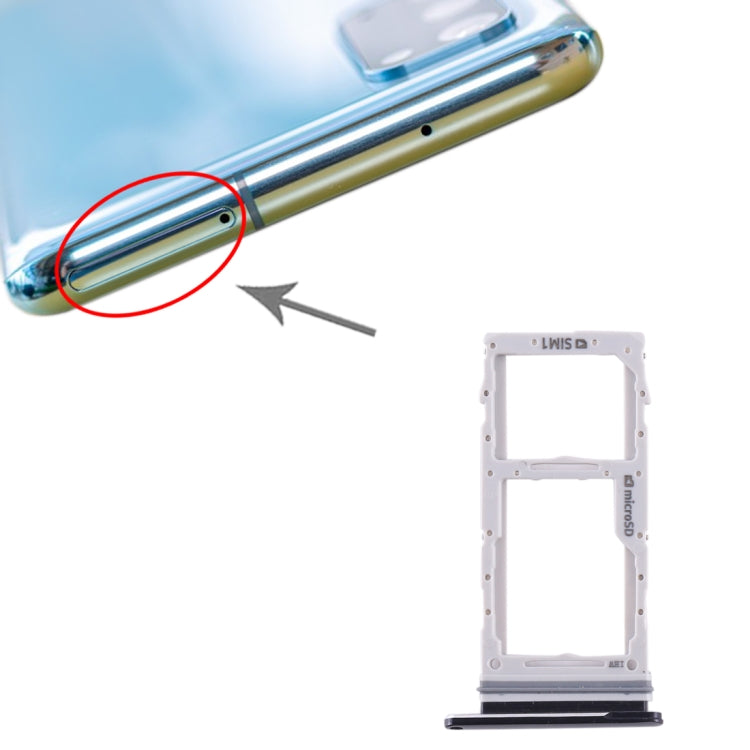 Bandeja para cartão SIM + Bandeja para cartão SIM/Micro SD para Samsung Galaxy S20, para Samsung Galaxy S20 (Dual), para Samsung Galaxy S20 (Duplo)