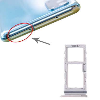 Bandeja para cartão SIM + Bandeja para cartão SIM/Micro SD para Samsung Galaxy S20, para Samsung Galaxy S20 (Dual), para Samsung Galaxy S20 (Duplo)