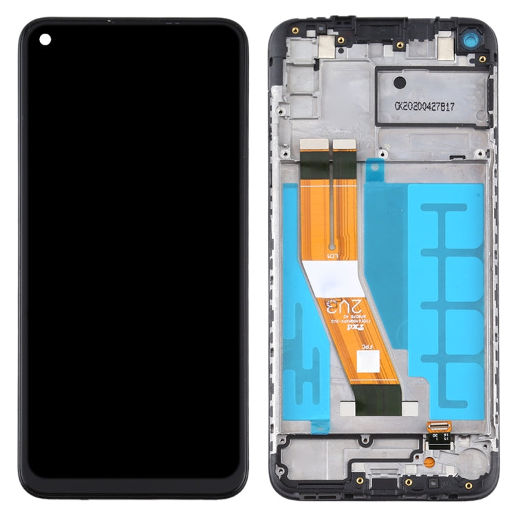LCD Screen and Digitizer Full Assembly With Frame for Samsung Galaxy A11, For Samsung Galaxy A11