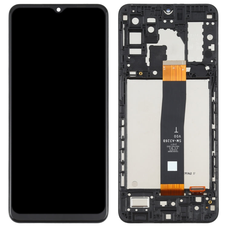 Pantalla LCD y digitalizador originales, ensamblaje completo con marco para Samsung Galaxy A32 5G SM-A326B, para Samsung Galaxy A32 5G (original)