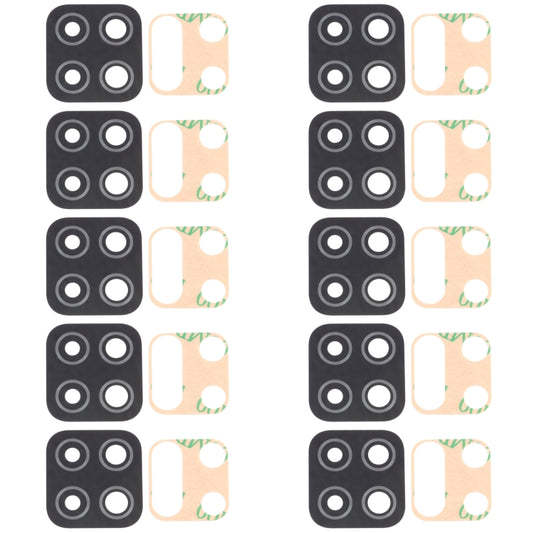 Conjunto de 10 lentes para câmara traseira para Samsung Galaxy M12 SM-M127.