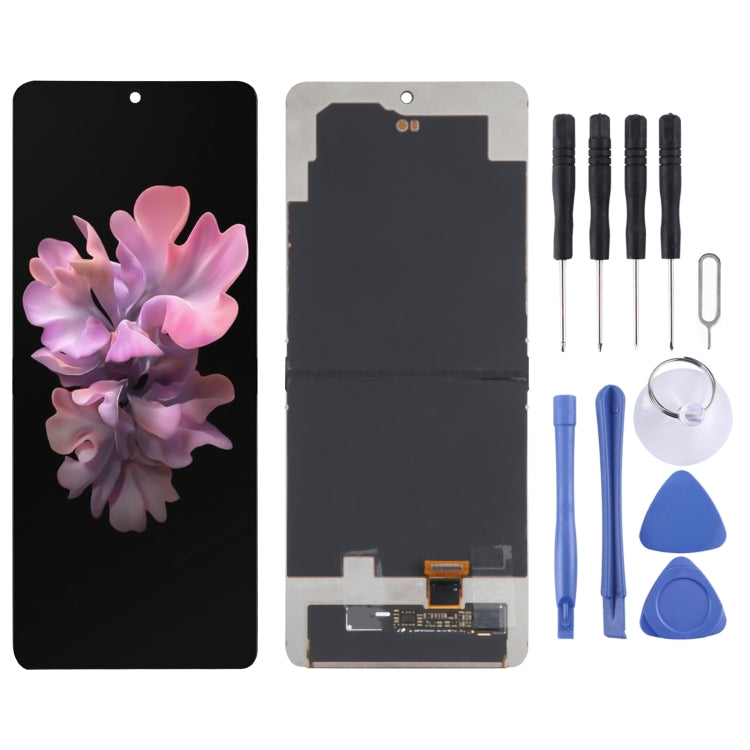 Original LCD Screen for Samsung Galaxy Z Flip 5G SM-F707 Digitizer Full Assembly, For Samsung Galaxy Z Flip 5G SM-F707