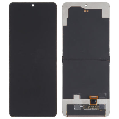 Original LCD Screen for Samsung Galaxy Z Flip 5G SM-F707 Digitizer Full Assembly, For Samsung Galaxy Z Flip 5G SM-F707