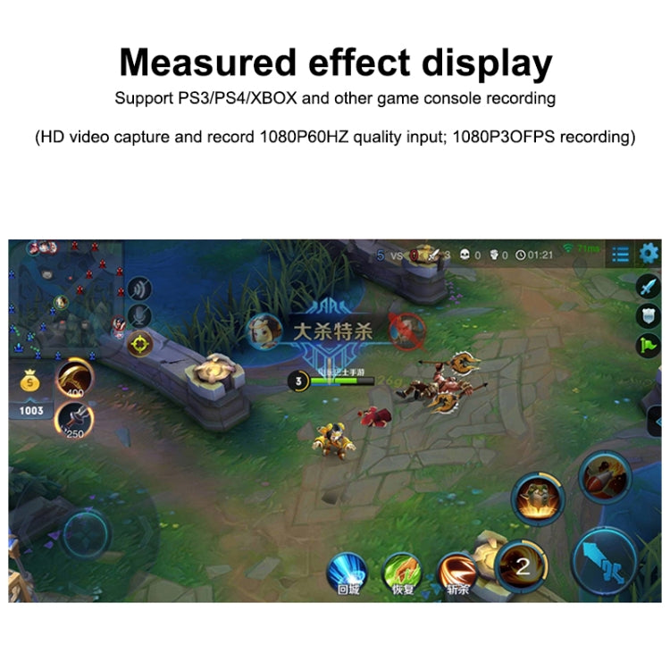 Placa de Captura de Vídeo HD EZCAP280H, Gravador HDMI 1080P, EZCAP 280H