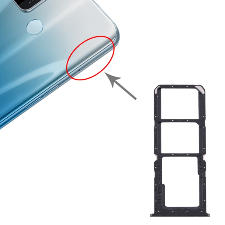 Bandeja para tarjeta SIM PDVM00 + Bandeja para tarjeta SIM + Bandeja para tarjeta Micro SD para OPPO A32 / A53 4G / A33 2020 / A53s / A11s