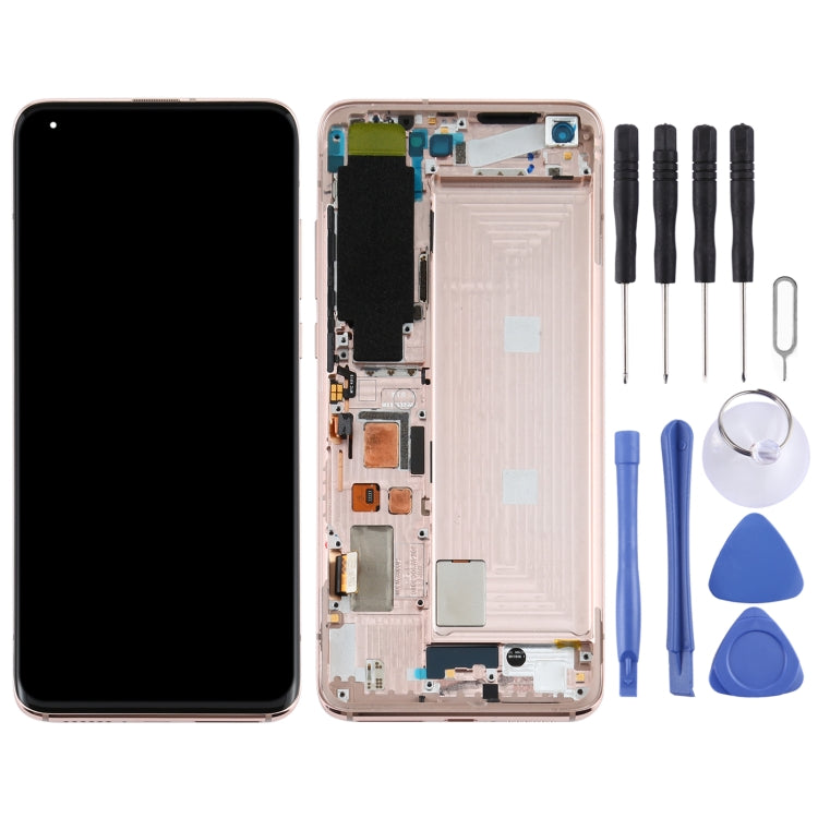 LCD Screen and Digitizer Full Assembly With Frame for Xiaomi Mi 10 5G / Mi 10 Pro 5G M2001J2G, M2001J2I (S Version), For Xiaomi Mi 10 5G(S Version)(Grey), For Xiaomi Mi 10 5G (S Version)(Gold)
