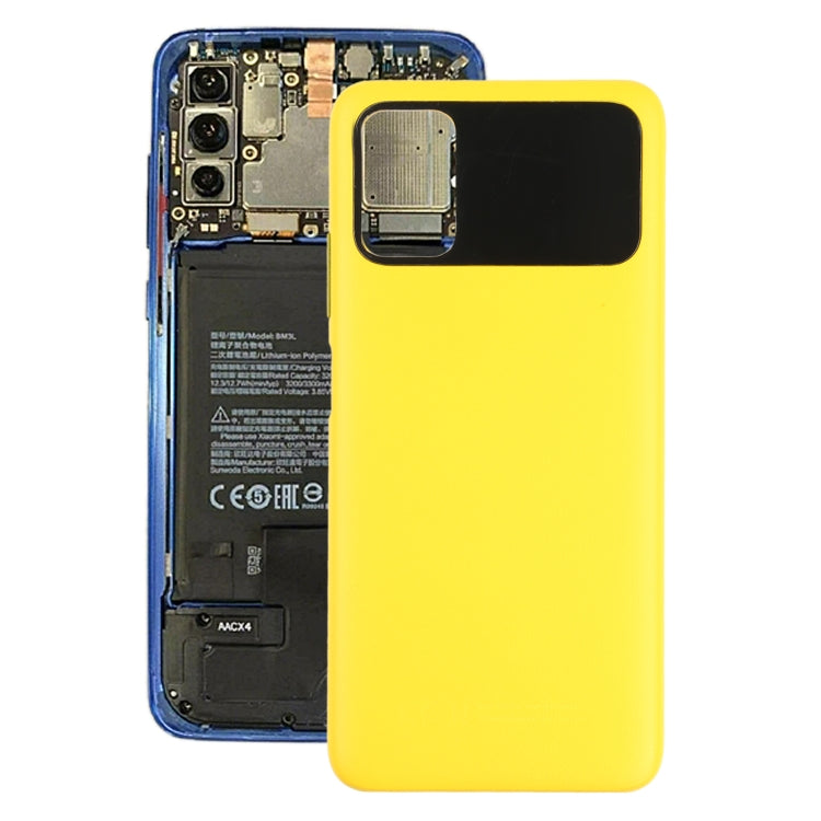 Tapa trasera de batería original para Xiaomi Poco M3 M2010J19CG, para Xiaomi Poco M3 (original), para Xiaomi Poco M3, para Xiaomi Poco M3 (amarillo)