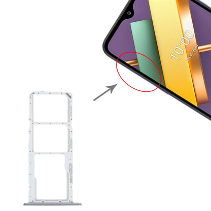 Bandeja para tarjeta SIM + Bandeja para tarjeta SIM + Bandeja para tarjeta Micro SD para LG K22 LMK200Z LMK200E LMK200B LM-K200, para LG K22 (Doble SIM)