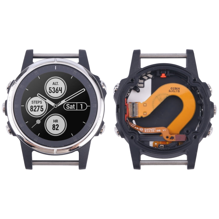 LCD Screen and Digitizer Full Assembly With Frame for Garmin Fenix 5S Plus Sapphire Version, For Garmin Fenix 5S Plus Sapphire Version, For Garmin Fenix 5S Plus (Sapphire)
