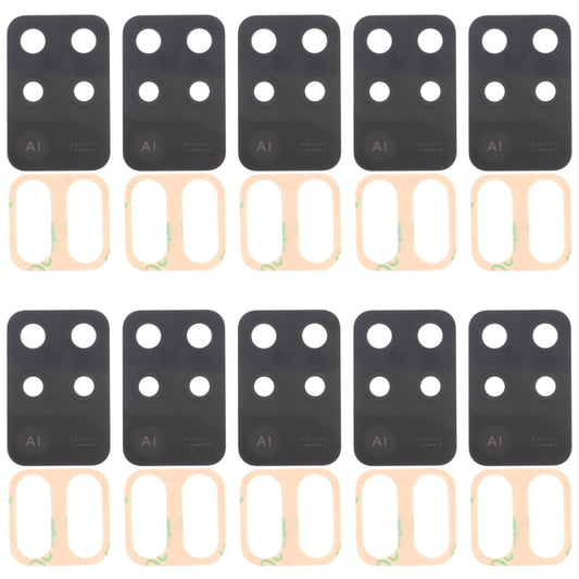 For OPPO F19 Pro CPH2285 10pcs Back Camera Lens, For OPPO F19 Pro