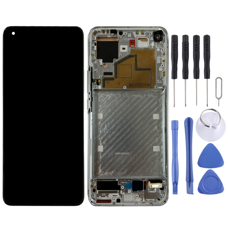 Original LCD Screen and Digitizer Full Assembly with Frame for Xiaomi Mi 11 M2011K2C, M2011K2G, For Xiaomi Mi 11(Original), For Xiaomi Mi 11 (Original)