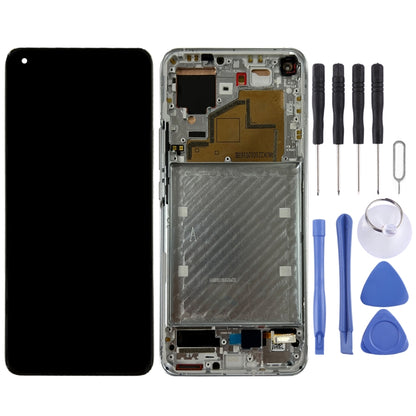 Original LCD Screen and Digitizer Full Assembly with Frame for Xiaomi Mi 11 M2011K2C, M2011K2G, For Xiaomi Mi 11(Original), For Xiaomi Mi 11 (Original)