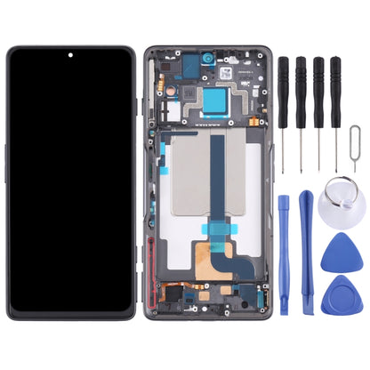 Pantalla LCD y digitalizador originales con marco para Xiaomi Redmi K50 Gaming/Poco F4 GT (originales).