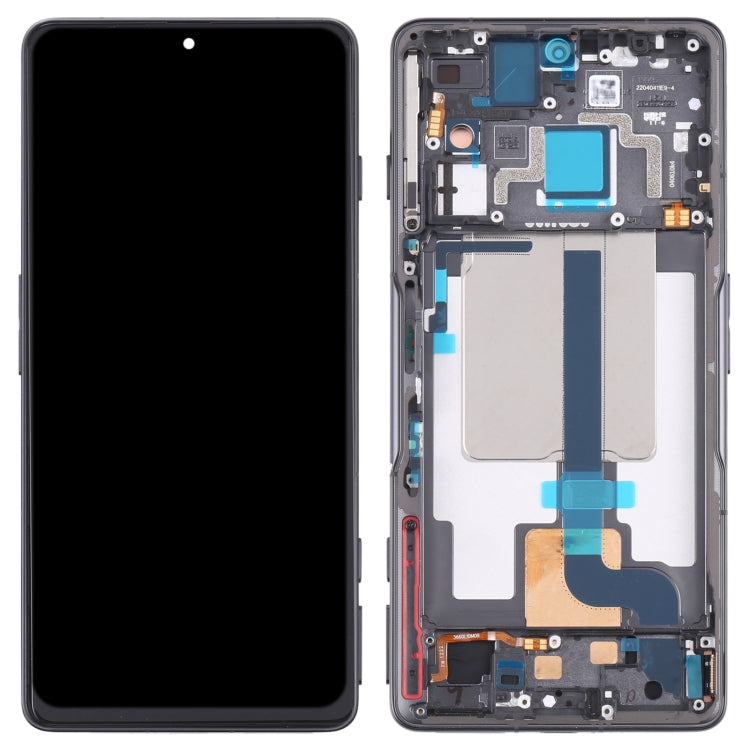 Pantalla LCD y digitalizador originales con marco para Xiaomi Redmi K50 Gaming/Poco F4 GT (originales).