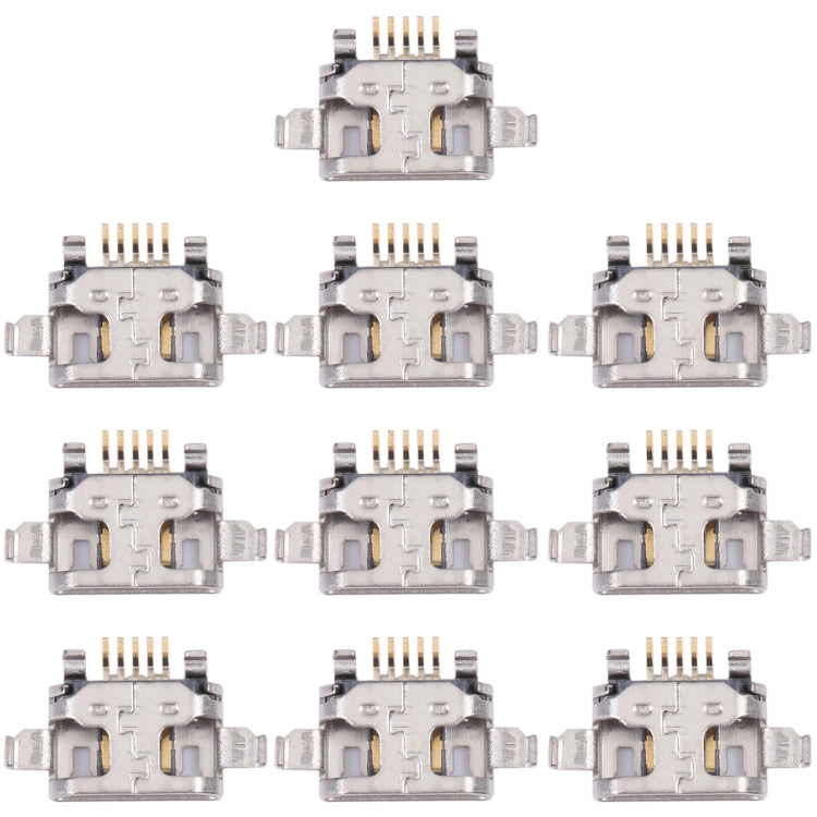 For Alcatel A3 Plus 5011A 10pcs Charging Port Connector, For Alcatel A3 Plus