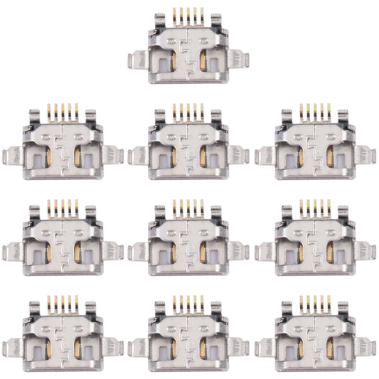 For Alcatel A3 Plus 5011A 10pcs Charging Port Connector, For Alcatel A3 Plus
