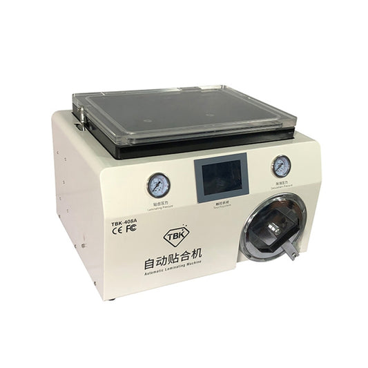 TBK-408A Máquina automática de laminação de ecrãs LCD de 15 polegadas para telemóveis, com capa transparente e removedor de bolhas para autoclave.