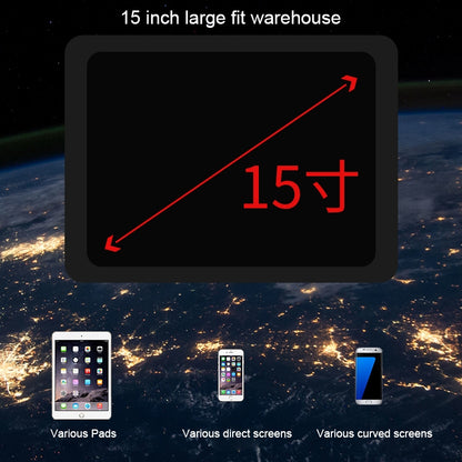 Máquina laminadora automática de pantallas LCD para teléfonos móviles de 15 pulgadas, TBK-408A, con cubierta transparente y eliminador de burbujas en autoclave.