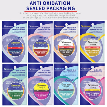 Alambre de corte para pantalla LCD OLED MECHANIC iTough X 200M 0,08MM, MECHANIC 0,08MM 200M