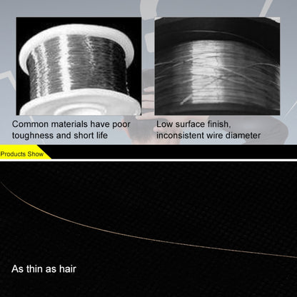 Alambre de corte para pantalla LCD OLED MECHANIC iTough X 200M 0,08MM, MECHANIC 0,08MM 200M
