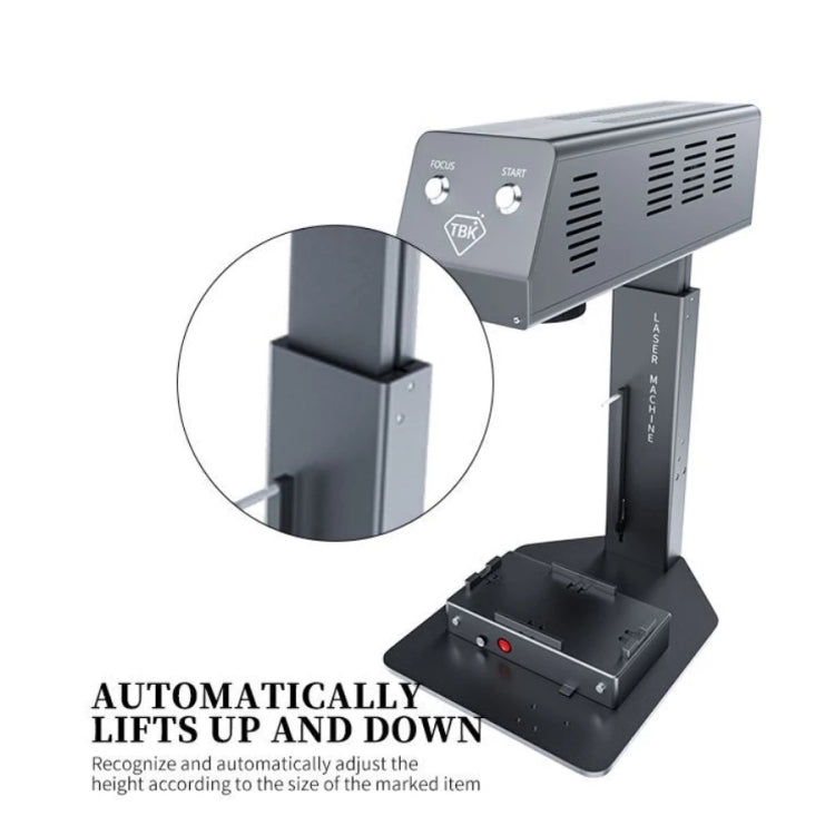 Máquina de marcação a laser TBK-958M com focagem automática e separador de fotogramas, equipamento de gravação 2 em 1, ficha do Reino Unido, ficha TBK-958M do Reino Unido, ficha TBK-958M dos EUA, ficha TBK-958M da Austrália, ficha TBK-958M da UE