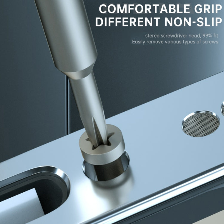 MECHANIC&amp;XILI META Y Juego de destornilladores magnéticos de aleación 6 en 1 para reparación de teléfonos móviles, 6 en 1