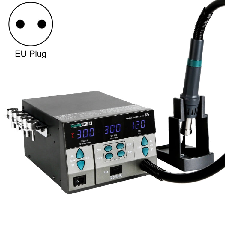 SUGON 8610-DX Hot Air Gun Station, EU Plug, SUGON 8610-DX, US Plug, SUGON 8610-DX, AU Plug, SUGON 8610-DX, EU Plug