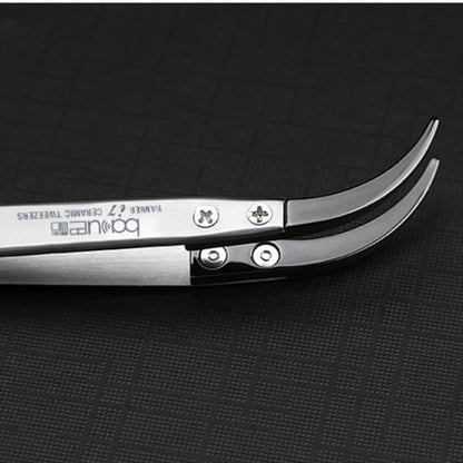 BAKU BA-I7-74MZ Stainless Steel Curved Tweezers, BAKU BA-I7-74MZ (Curved )