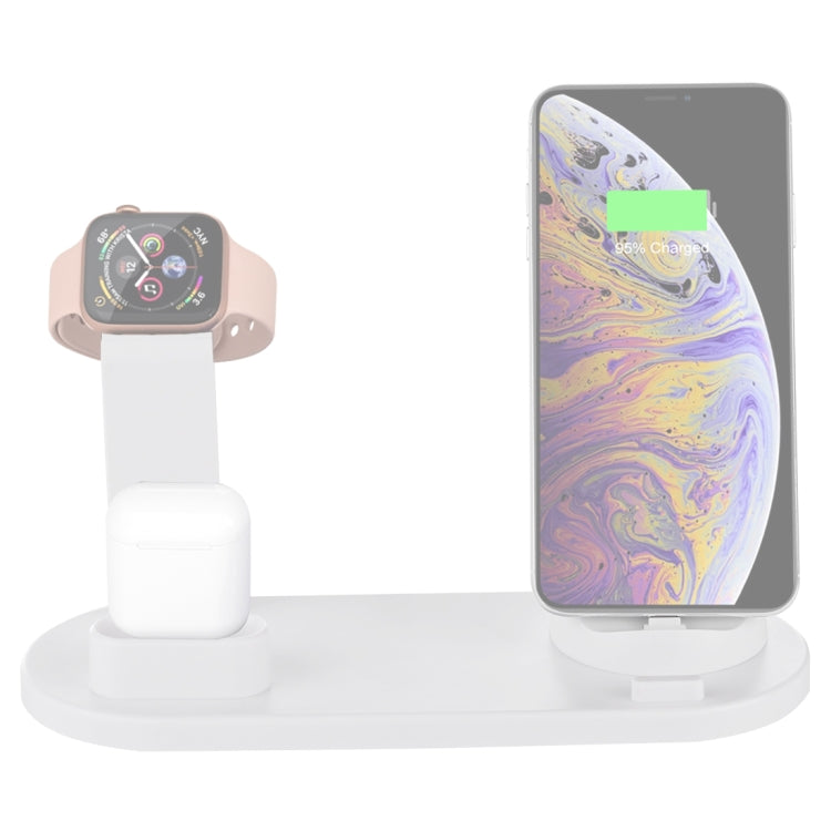 HQ-UD15 Rotatable Wireless Charging Base with Stand for Phones / iWatches / AirPods (Silver), Silver (with wireless charging), without Wireless Charging White, without Wireless Charging Black, White (with wireless charging)                             ...