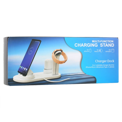 HQ-UD15 Rotatable Wireless Charging Base with Stand for Phones / iWatches / AirPods (Silver), Silver (with wireless charging), without Wireless Charging White, without Wireless Charging Black, White (with wireless charging)                             ...
