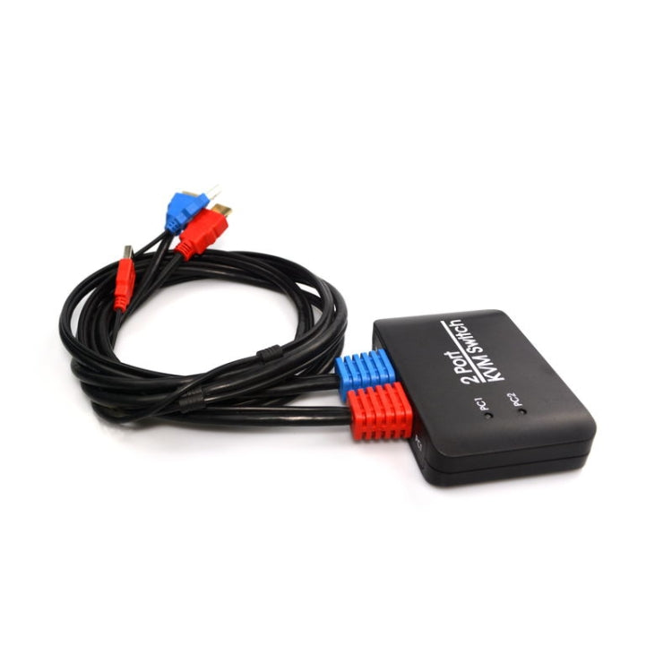 Conmutador KVM de 2 puertos USB 2.0 + HDMI