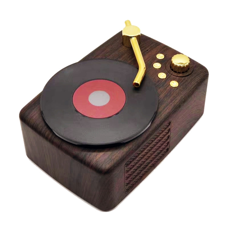 Altavoz Bluetooth estilo retro, antena FM de alta sensibilidad integrada, para viajes largos, T12 (marrón)