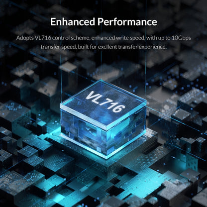 ORICO 6139C3-G2 3.5 inch Transparent USB3.1 Gen2 Type-C Hard Drive Dock