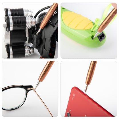 Magnetic suction 27 in 1 portable wallet type screw driver set mobile phone tablet maintenance tool, 27 in 1