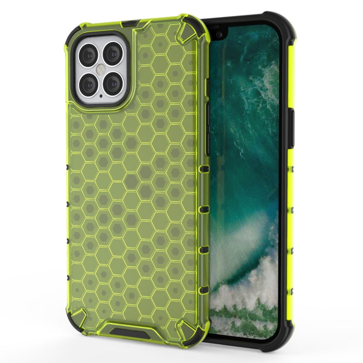 For iPhone 12 Pro 6.1 inch Shockproof Honeycomb PC + TPU Case, For iPhone 12 / 12 Pro