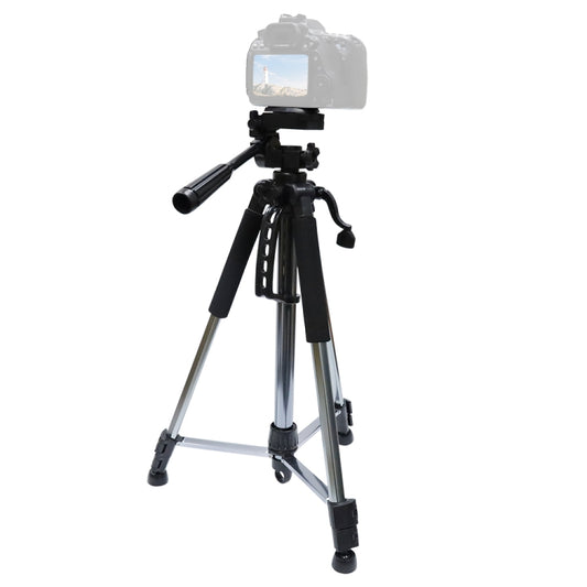 L-1200 Camera Tripod Live Broadcast Bracket For Mobile Phones, Cameras, Projectors 55-148CM Universal Adjustable Tripod (Silver), L-1200