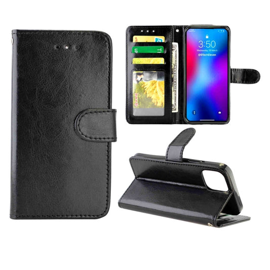 Crazy Horse Texture Leather Horizontal Flip Protective Case with Holder & Card Slots & Wallet & Photo Frame, For iPhone 12 Pro Max, For iPhone 12 mini, For iPhone 12 / 12 Pro