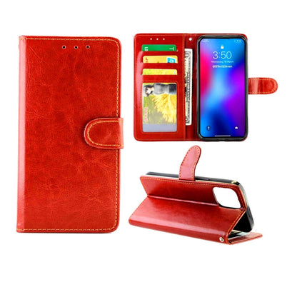 Crazy Horse Texture Leather Horizontal Flip Protective Case with Holder & Card Slots & Wallet & Photo Frame, For iPhone 12 Pro Max, For iPhone 12 mini, For iPhone 12 / 12 Pro