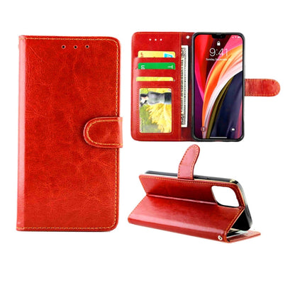 Crazy Horse Texture Leather Horizontal Flip Protective Case with Holder & Card Slots & Wallet & Photo Frame, For iPhone 12 Pro Max, For iPhone 12 mini, For iPhone 12 / 12 Pro