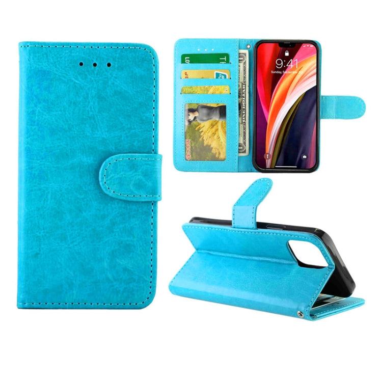 Crazy Horse Texture Leather Horizontal Flip Protective Case with Holder & Card Slots & Wallet & Photo Frame, For iPhone 12 Pro Max, For iPhone 12 mini, For iPhone 12 / 12 Pro