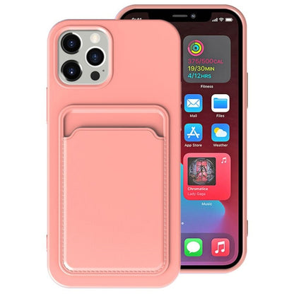 TPU + Flannel Lining Shockproof  Case with Card Slots, For iPhone 11 Pro Max, For iPhone 11, For iPhone 11 Pro